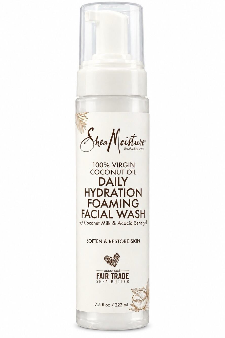 SheaMoisture 100% Virgin Coconut Oil Daily Hydration Foaming Face Wash 7.5 oz